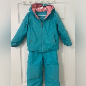 Columbia snow set with reversible jacket